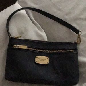 Navy blue  Authentic MK clutch